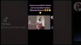 Quand ma préférée Helena sort sa nouvelle musique Mauvais Garçon 🤩🤩😁😁 Helenablly [upl. by Esdras625]