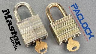 1373 Military Lock Showdown Master vs PacLock [upl. by Elsworth995]