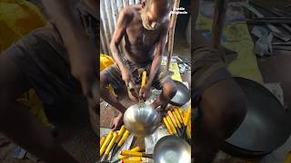 Skilled worker making Fried Rice Pan industry handmade [upl. by Glavin]