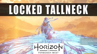 Horizon Forbidden West The Shining Wastes Tallneck  How to unlock the Tallneck [upl. by Hurley]