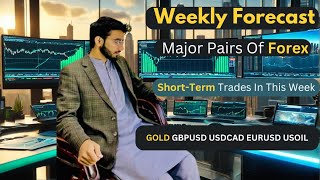 Weekly Forecast Major Pairs Of Forex GPBUSD GOLD USOIL Bilal Ameen Fx Trader  UrduHindi [upl. by Ertha617]