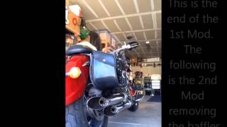 Kawasaki Vulcan 900 Classic Exhaust Mod [upl. by Posehn483]