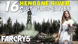 Location of All Shrines Cult Properties in Henbane River Faiths Region False Idols  Far Cry 5 [upl. by Alpers208]