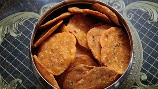 Nippattu Recipe  ನಿಪ್ಪಟ್ಟು  No Maida No Baking soda  Quick and Crispy [upl. by Albers]