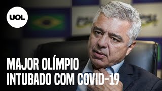 Major Olimpio é intubado novamente com covid19 caso do senador é grave [upl. by Neehcas]