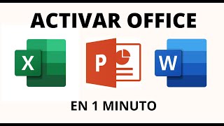 Activar Excel Word Programas de Office sencillos pasos [upl. by Hallsy]