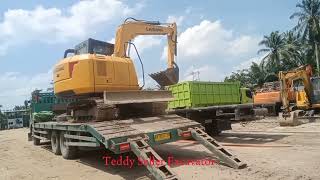 Loding Muat Exa Mini LiuGong 2 Unit teddysechannel alatberat fypシ liugong lodingtruckvideo [upl. by Airehc]