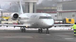 Canadair CRJ200LR Landing Taxi amp Engine Shutdown [upl. by Aliahkim766]