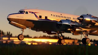 Flying like its the 50s  PMDG DC6  VATSIM  Microsoft Flight Simulator [upl. by Ynavoj]