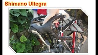 🚴 Shimano BremsSchaltgriffe Ultegra 6700 und 6603 abmontieren [upl. by Strenta]