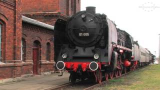 Dampfloks im Bw Stassfurt 2015 12 Steam Locomotives [upl. by Henleigh]