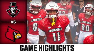 Austin Peay vs Louisville Game Highlights  2024 ACC Football [upl. by Thurber]