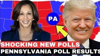 Latest Pennsylvania poll results September 115 Donald Trump vs Kamala Harris 2024 US Election [upl. by Ahsiret592]