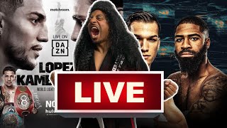 Teofimo Lopez Vs Kambosos  Figueroa vs Fulton  LIVE COMMENTARY [upl. by Molly496]