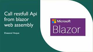 Call web api from blazor  Call rest api from blazor  Net 80 blazor webassembly [upl. by Remos]