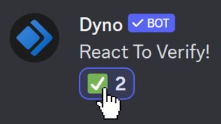 Create Discord Verification System Using Dyno Bot [upl. by Odawa]