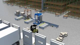 Automatic ASRS Induction  Egemin Automation Inc [upl. by Eronel]