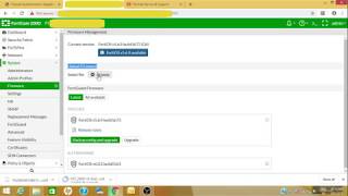 How to upgrade firmware in Fortinet firewall or Fortigate firewall [upl. by Schuler]
