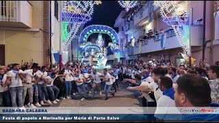 BAGNARA CALABRA Festa di popolo a Marinella per Maria di Porto Salvo [upl. by Avigdor]