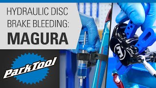 How to Bleed Hydraulic Brakes  Magura® [upl. by Airetnuhs]