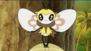 Cutiefly and Ribombee all Attacks pokemon cutiefly ribombee [upl. by Lathrope654]