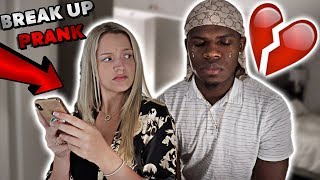 BREAK UP PRANK ON BOYFRIEND HE CRIES [upl. by Otte]