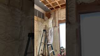 Spray foam construction futuristik teknologi interiordesign diy design renovation home [upl. by Thin600]