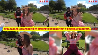 Afra Saraçoğlu apareció en sesiones fotográficas y de moda francesas [upl. by Meela]