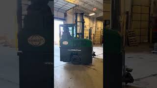 2015 COMBILIFT C6000 6000 LB LP GAS FORKLIFT CUSHION 118180 3 STAGE MAST FORK POSITIONER [upl. by Bannon]