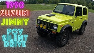 1990 Suzuki Jimny POV Test Drive silent [upl. by Elyrpa465]