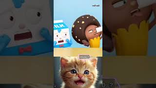 Milk is good ♥️🥛 trollcat3 short trollworld trollcat catvideos [upl. by Janna]