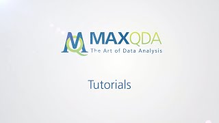 2015 MAXQDA 12 Retrieval amp Export  retrieve your results [upl. by Drofnelg]