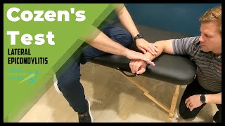 Cozens Test for Lateral Epicondylitis or Tennis Elbow [upl. by Ilario]