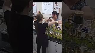 Foreign Woman Drinks Essential Oils Sample – Assistant Left Gobsmacked [upl. by Nnairahs31]