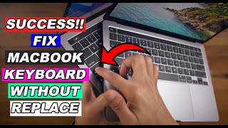 How to Fix Keyboard Macbook Not Working  Repair Keys [upl. by Airuam]