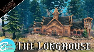 In this guide Ill show YOU how to build a Longhouse in VALHEIM [upl. by Goldy]