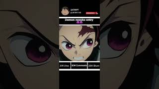 Demon nezuko entry edit demonslayer shortsviral [upl. by Ruby109]