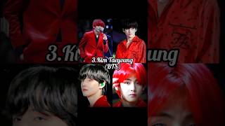 Top 6 idols who owned red dress color who is your favorite tell meyoutubeshortsshortvideokpop [upl. by Leesen]