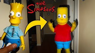 ACTUALLY WORKED DONT MAKE A BART SIMPSON VOODOO DOLL AT 3AM  SUMMONING BART SIMPSON AT 3AM [upl. by Calie]