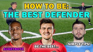 HOW TO BE THE BEST DEFENDER VAN DIJK APPROVED [upl. by Delmar]