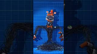 Molten Freddy  Fnaf Blueprint shorts fnaf fivenightsatfreddys animation fnafar fnaf [upl. by Honan]