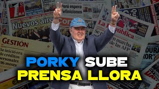 🚨PRENSA LLORA SUBIDA DE APROBACIÓN DE LOPEZ ALIAGA [upl. by Dolloff]