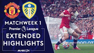 Manchester United v Leeds United  PREMIER LEAGUE HIGHLIGHTS  8142021  NBC Sports [upl. by Ykciv788]