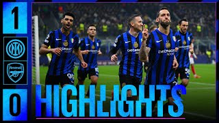 CALHA IS TOTALLY BACK 😎  INTER 10 ARSENAL  HIGHLIGHTS  UCL 2425 🖤💙 [upl. by Dailey564]