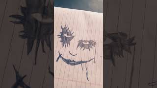 Joker face drawing joker drawingshort [upl. by Alejo556]