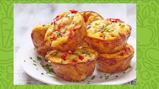 Snídaňové Vaječné muffiny recept – rychle zdravě a jednoduše [upl. by Materse97]