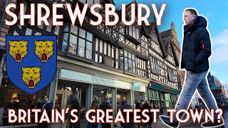 Is Shrewsbury Britains greatest town Join me on a medieval street tour and an abbey visit to see [upl. by Bergeman]