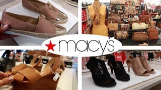 MACYS SHOE SHOPPING COME WITH ME  BONUS CLIP [upl. by Griggs]