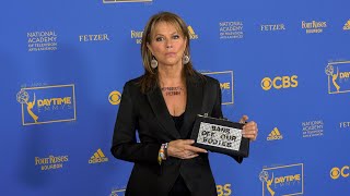 Nancy Lee Grahn 49th Annual Daytime Emmy Awards Red Carpet Fashion daytimeemmys [upl. by Naujahs]