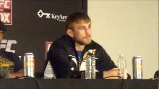 Alexander Gustafsson Ready for Title Shot but Doesnt Want to Wait Long UFC on Fox 5 Video [upl. by Nylhtak107]